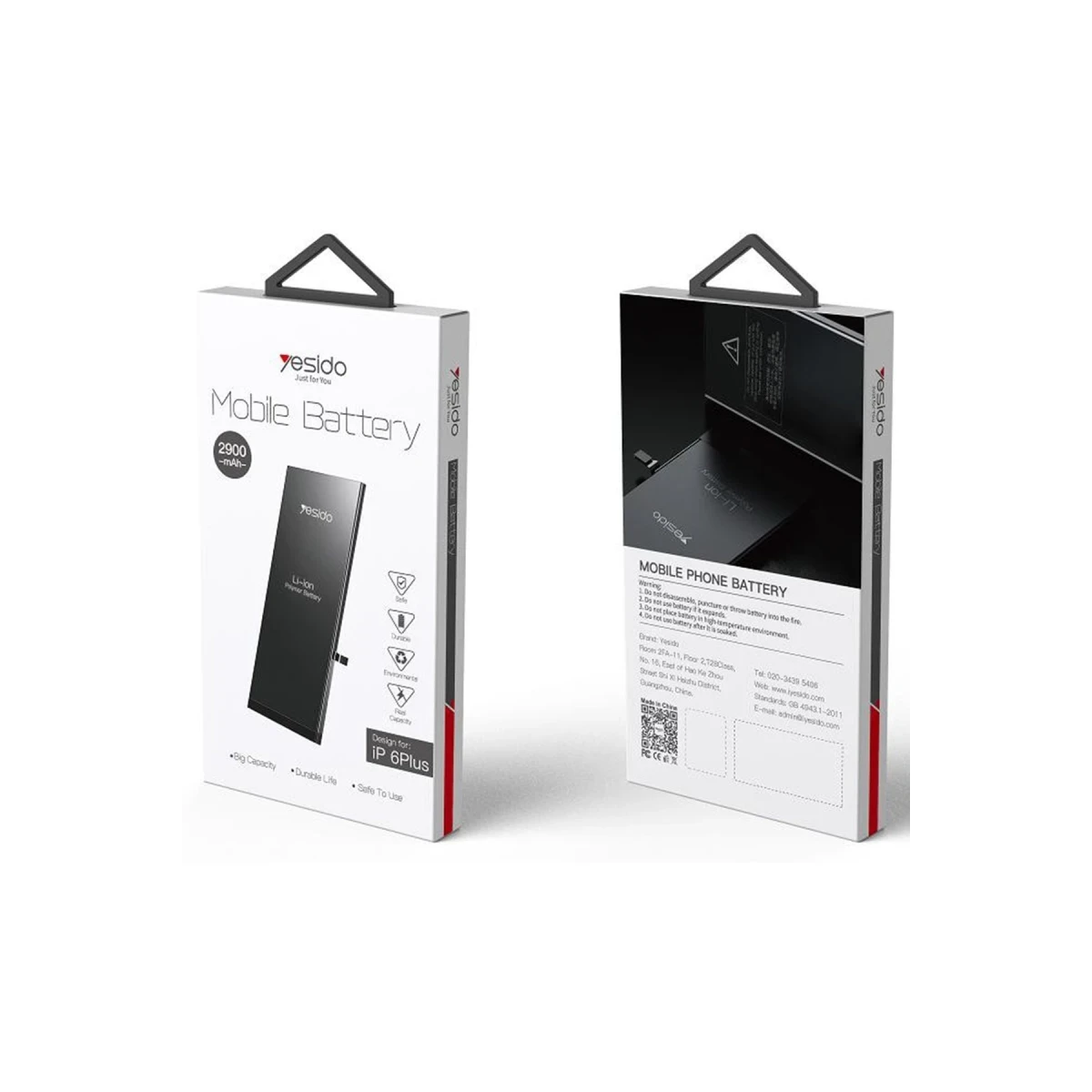 Yesido 12 MINI Ultra High Capacity Battery 12 Mini (2580mAh)