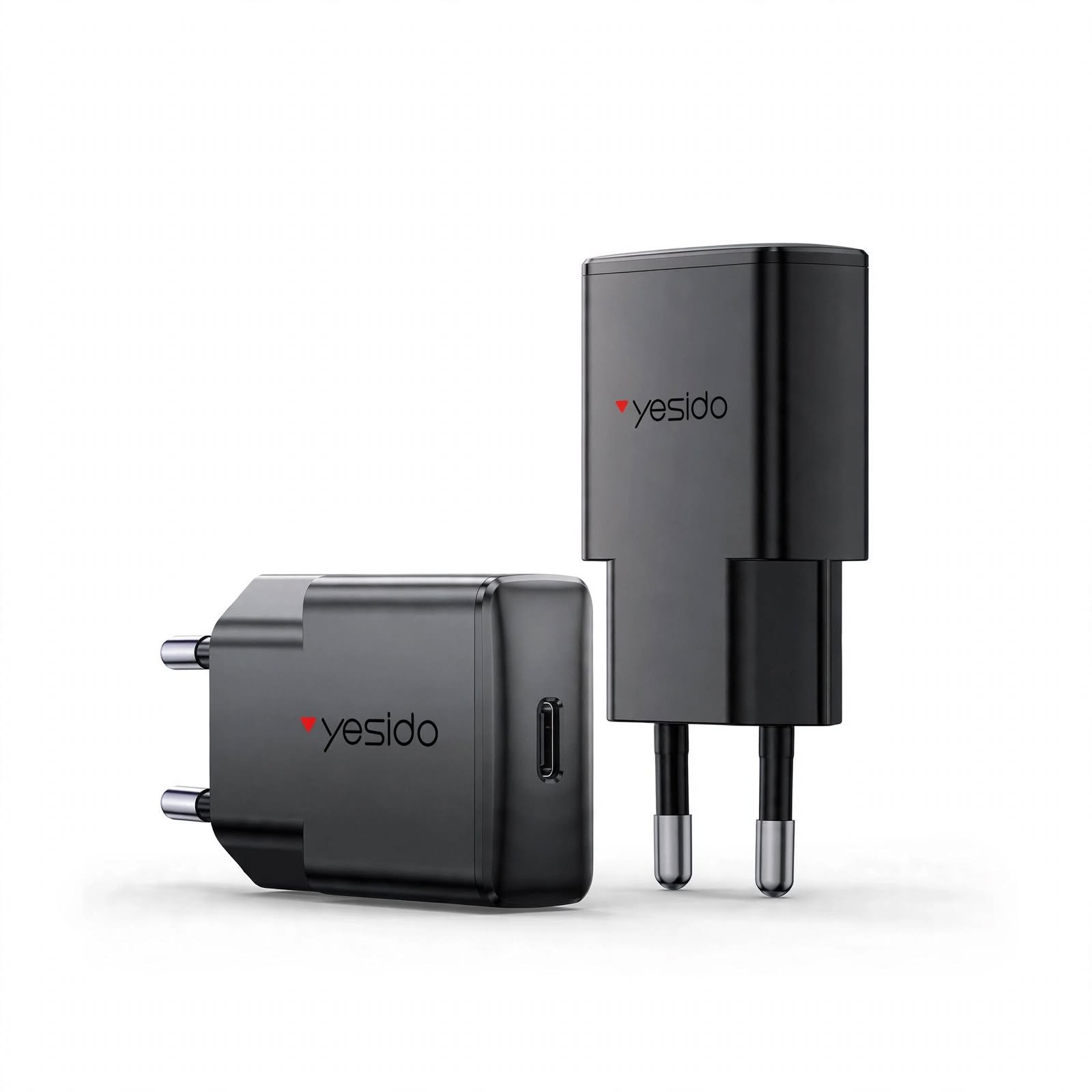Yesido YC74 Type-C Port PD30W Fast Charging Multiple Protections GaN European Ultra-thin Charger