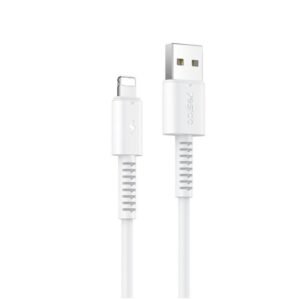 Yesido CA120-IP CA120 2.4A Fast Charging USB to Lightning Cable 1.0M - High Durability PVC Data Sync Cord for iPhone & iPad