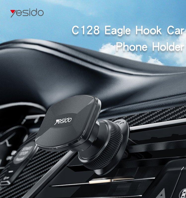 Yesido C128 New Magnetic Magnet 360 Rotation Universal Outlet Air Vent Mobile Phone Holder For Car
