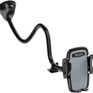 Yesido C137 360 Arm Truck Car Adjustable Smart Phone Dash Windshield Spring Clip Phone Holder