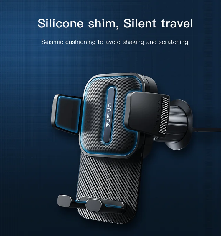 Yesido C167 Air Vent Phone Holder Goose Silicone Anti-slip ABS Material