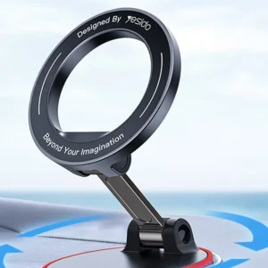 Yesido C219 360 Rotation And Folding Zinc Alloy Center Console Magsafing Suction Cup Car Phone Holder