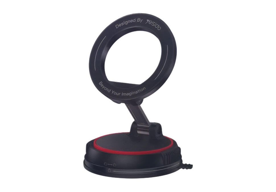 Yesido C219 360 Rotation And Folding Zinc Alloy Center Console Magsafing Suction Cup Car Phone Holder