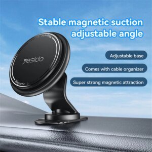 Yesido C220 Built-in Cable Organizer 360 Degree Rotation And Paste The Magnetic Chuck Phone Holder