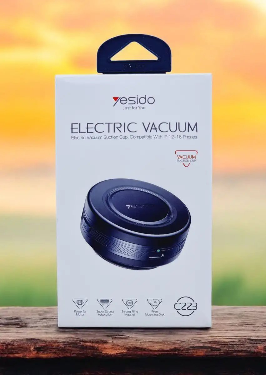 Yesido C224 Magsafe holder with ball head electric vacuum cup