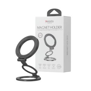 Yesido C229 Y60 Three-axis Rotation Zinc Alloy Ulti-anale Support Double-Sided Magnetic Ring Phone Holder