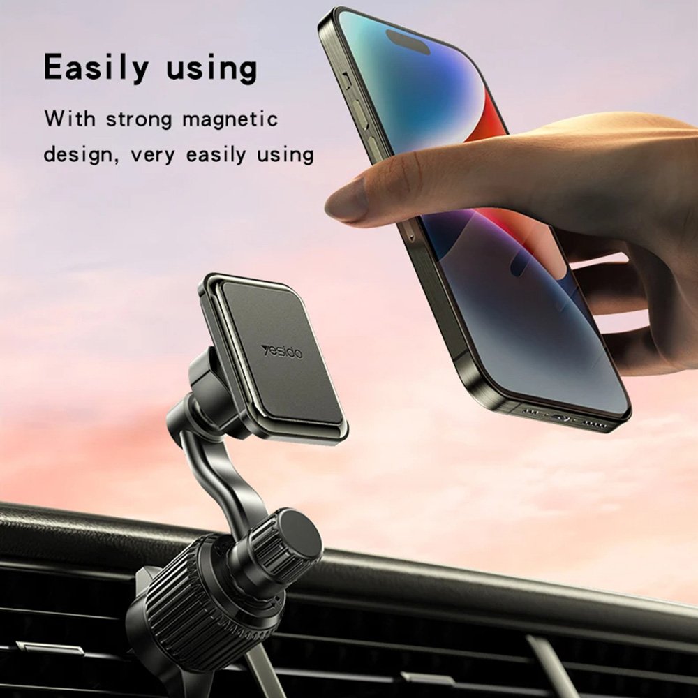 Yesido C244 360 Free Rotating Angle 6Pcs N42 Magnets Upgraded Air Vent Outlet Magnetic Phone Holder