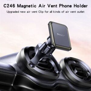Yesido C246 Free Rotating Angle Upgraded Airvent Clip Stably Standing Magnetic Air Vent Phone Holder