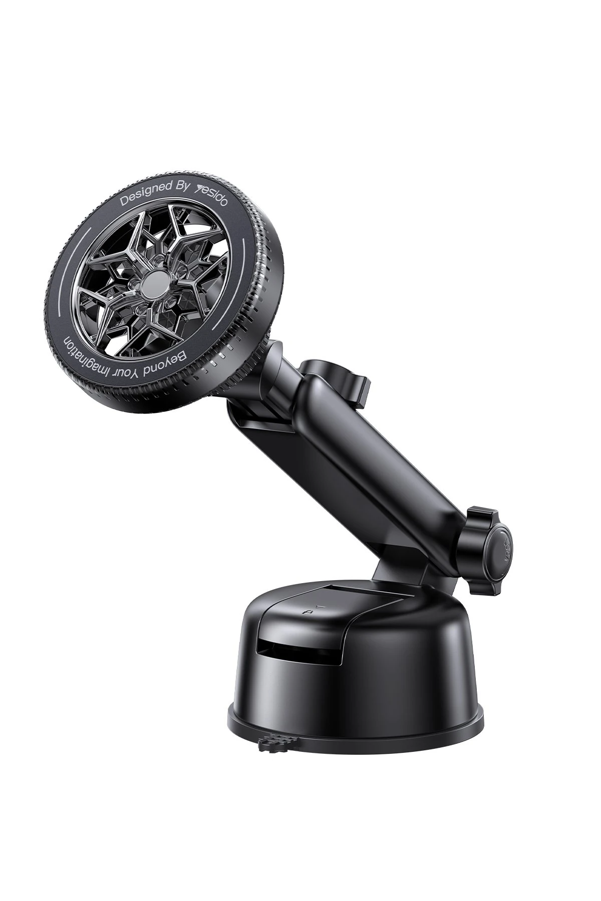 Yesido C266 360 Degree Rotation Car Dashboard Ring-shaped N52 Magnetic Car Phone Holder