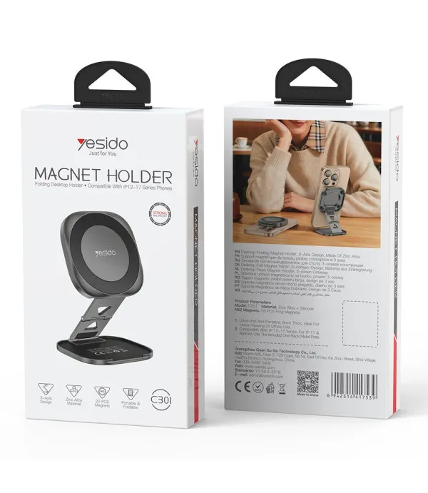 Yesido C301 Folding desktop magnetic stand