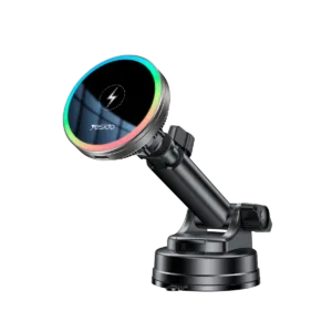 Yesido C315 RGB Air-cooled wireless charging set (suction cup + air outlet)