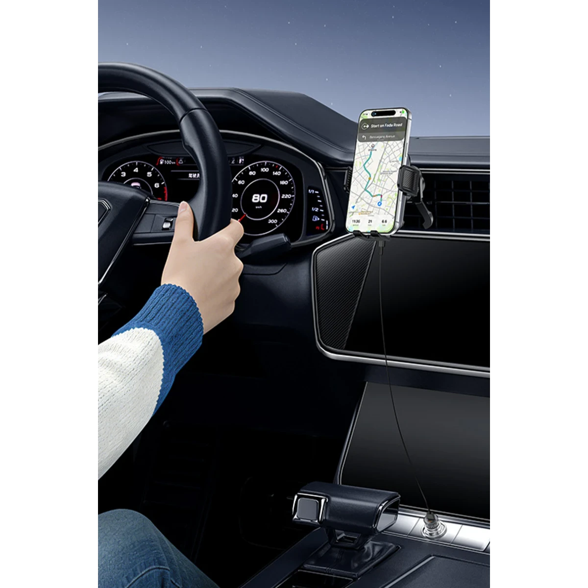 Yesido C318 15W Wireless charger Car holder