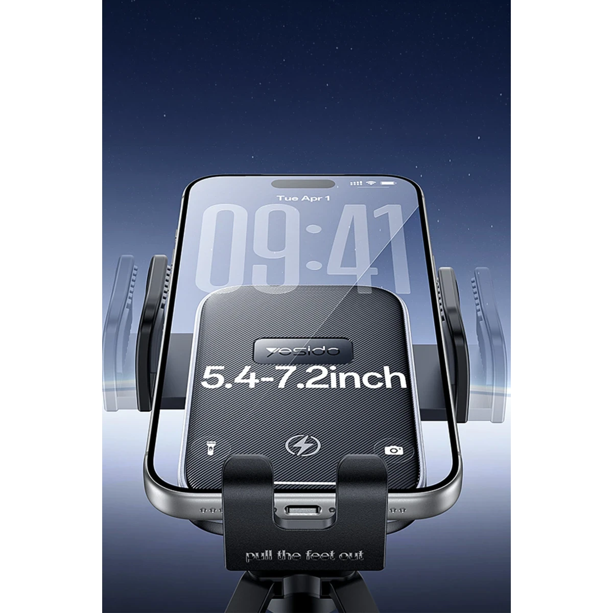 Yesido C318 15W Wireless charger Car holder