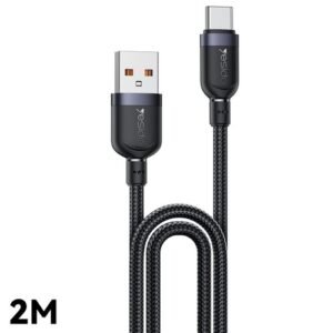 Yesido CA133L A TO L/2.4A Data cable 2M PE core wire [(65/0.1TC+250D nylon)*2C red