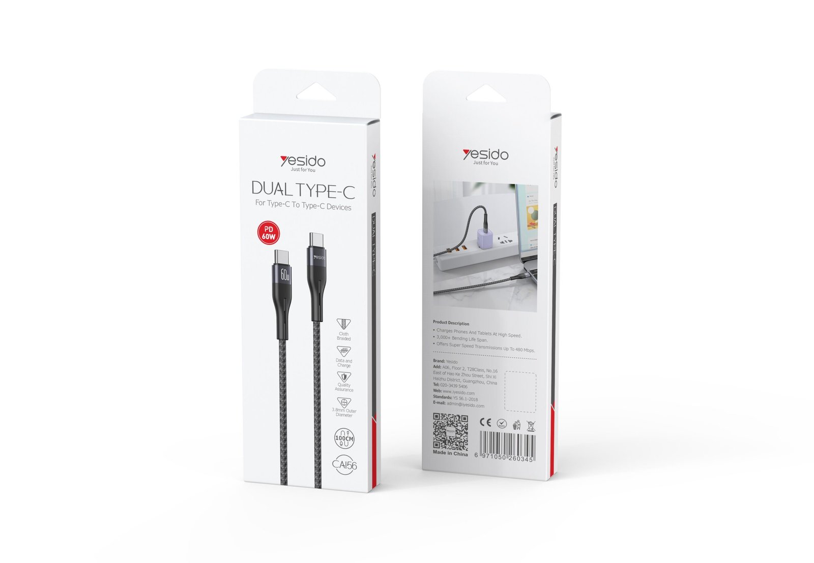 Yesido CA156 - Charging & Data Cables
