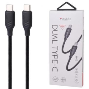 Yesido CA175 white C-C cable 18W PVC