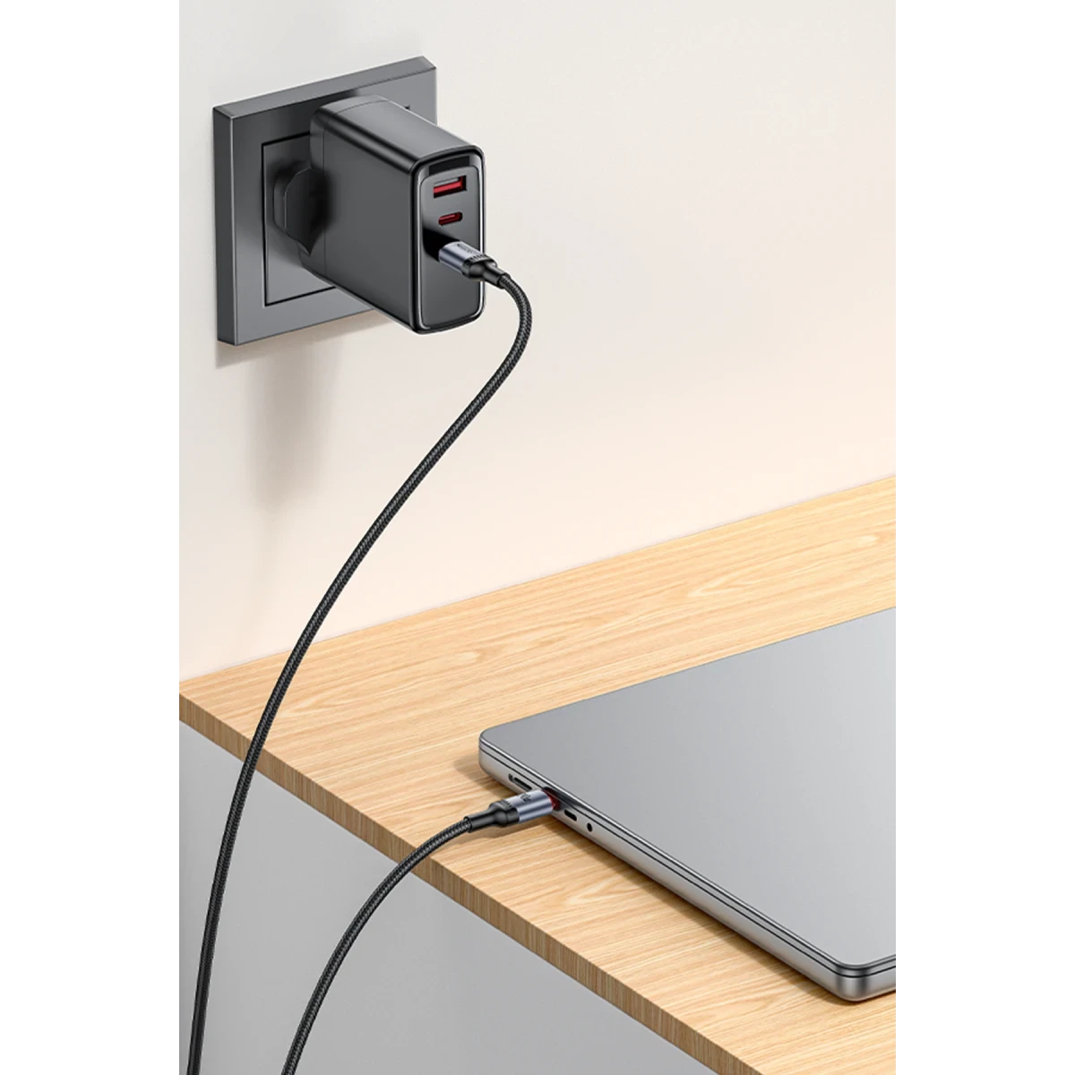 Yesido CA185 240W Ultra-Fast Type-C to Type-C Cable 1.2M - PD 3.1 Fast Charging & 480Mbps Data Transfer Cord