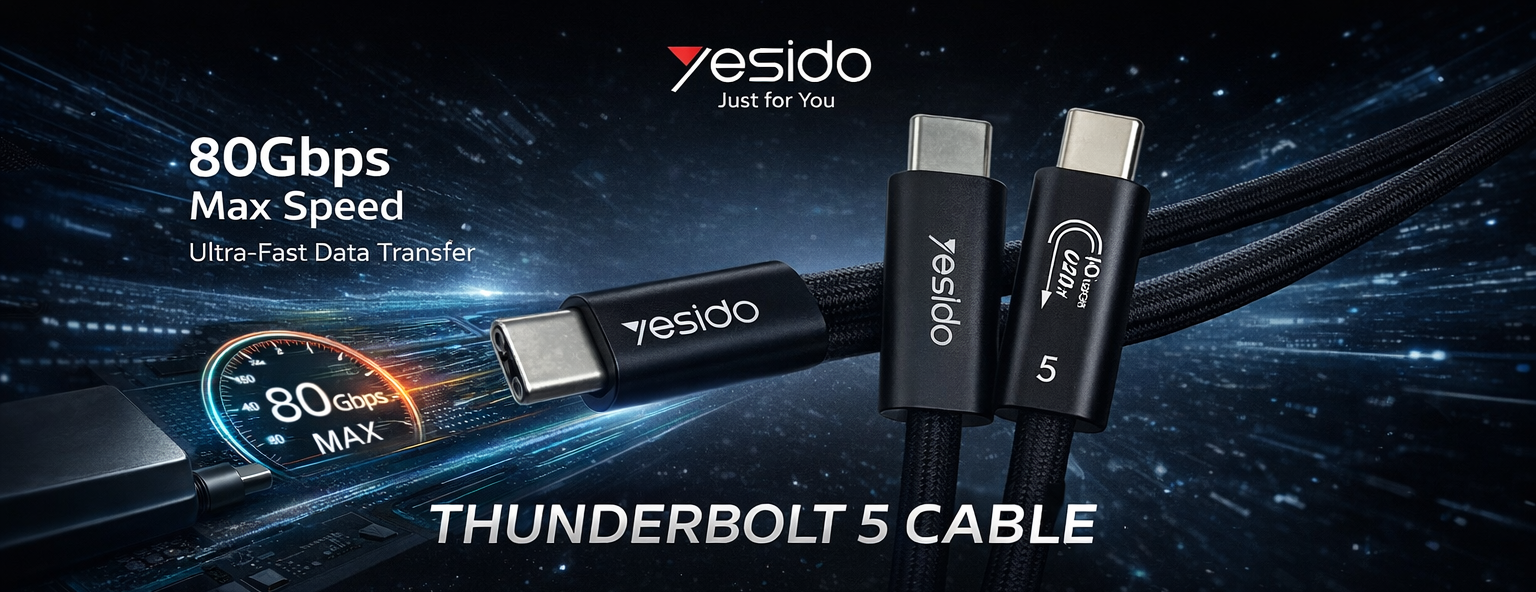 Yesido CA211 Thunderbolt 5 standard data cable