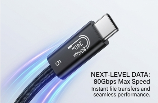 Yesido CA211 Thunderbolt 5 standard data cable
