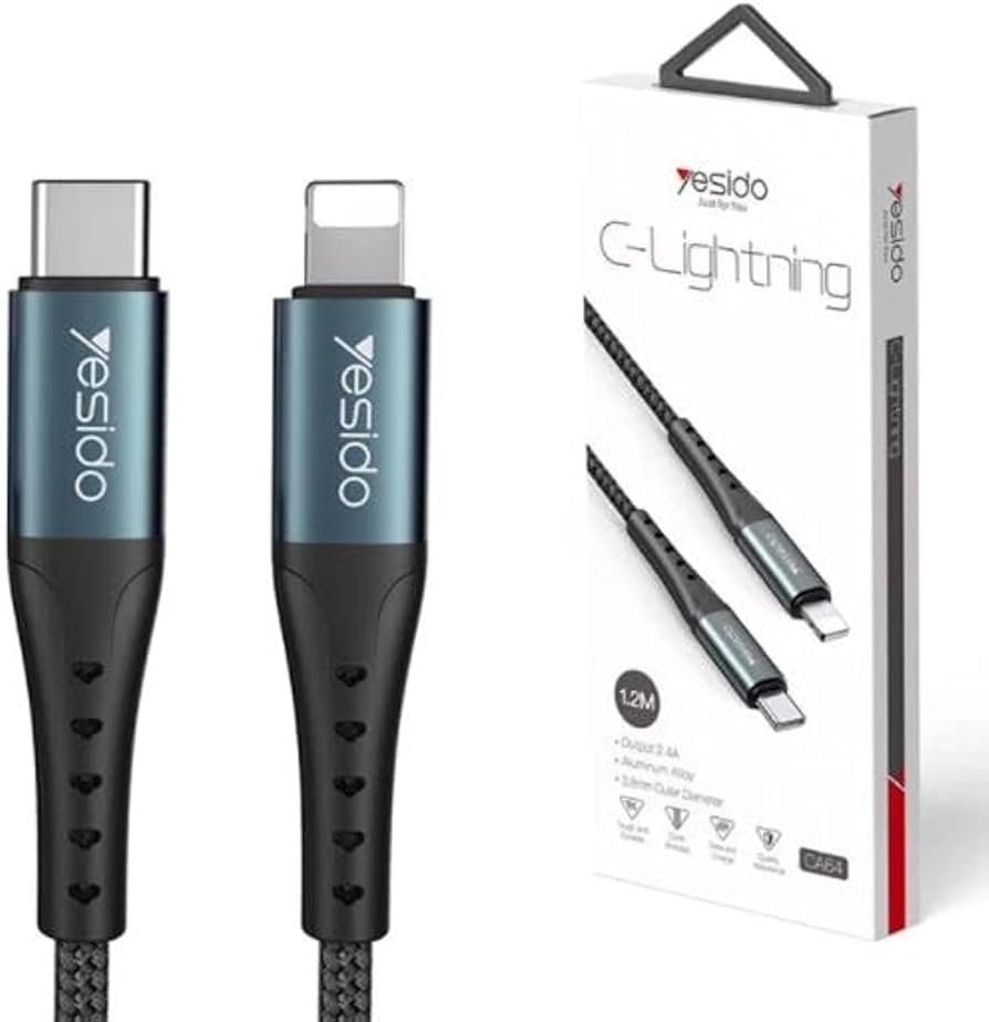 Yesido CA64 C TO LIGHTNING 1.2 Meters / 2.4A