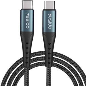Yesido CA66 Newest Arrival Type-C to Type-C Cable Computer Phone QC Charging Type-C Data Cable