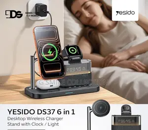Yesido DS37 6-in-1 Desktop Wireless Charger