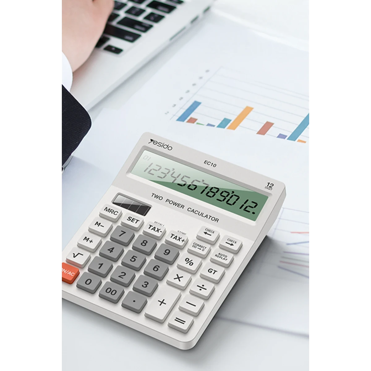 Yesido EC10 solar energy and AAA*2 calculator