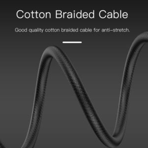 Yesido GS02 Cotton Braided Cable 2 in 1 Widely Compatible Anti-stretch 10CM OTG Adapter Type-C/Micro TO USB