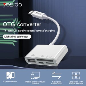 Yesido GS12 Dual lightning to TF SD USB