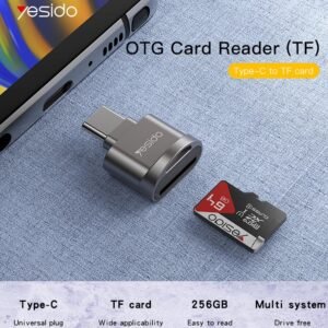 Yesido GS19 Fast Data reading writing for mobile phone Type-C to USB OTG writer card reader