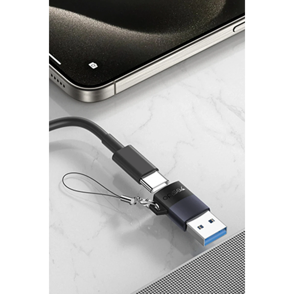 Yesido GS34 OTG USB-A to TYPE-C USB interface: USB2.0 Transmission speed: 480Mbps