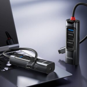 Yesido HB24 5 IN 1 USB C HUB | PD 100W For Laptop Tablet Mobile Phone Support OTG Function Adapter