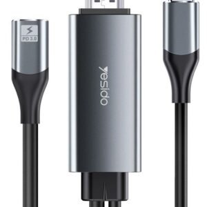 Yesido HM01 Professional 4K 60HZ Type-C to HDMI Audio Video & PD Fast charging Audio Cable