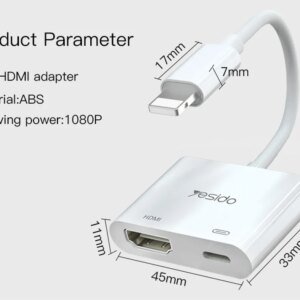 Yesido HM06 LIGHTNING TO HDMI ADAPTER