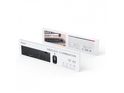 Yesido KB42 Arabic Wireless Keyboard and Mouse Set