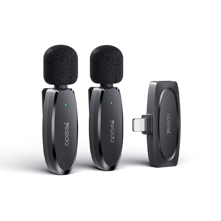Yesido KR14 portable wireless transmission 360 pickup voice IP transmit port 2 wireless MEMS Microphone