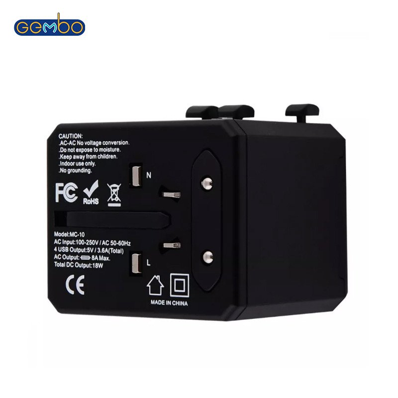 Yesido MC10 New Design 4 in 1 Portable Charger Plug Convert Adapter