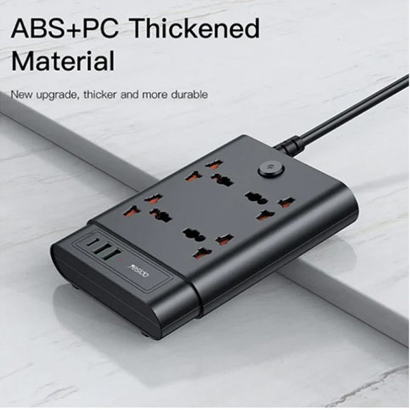 Yesido MC11 2 Meter Long Multi Port Home Using Pull Up Max 2650W Power Track Power Socket