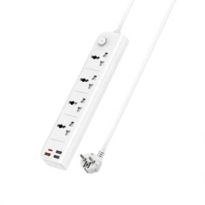Yesido MC18 2 Meter MAx 3250W 4 AC ports EU Standard Power Socket with PD and QC fast charging USB ports