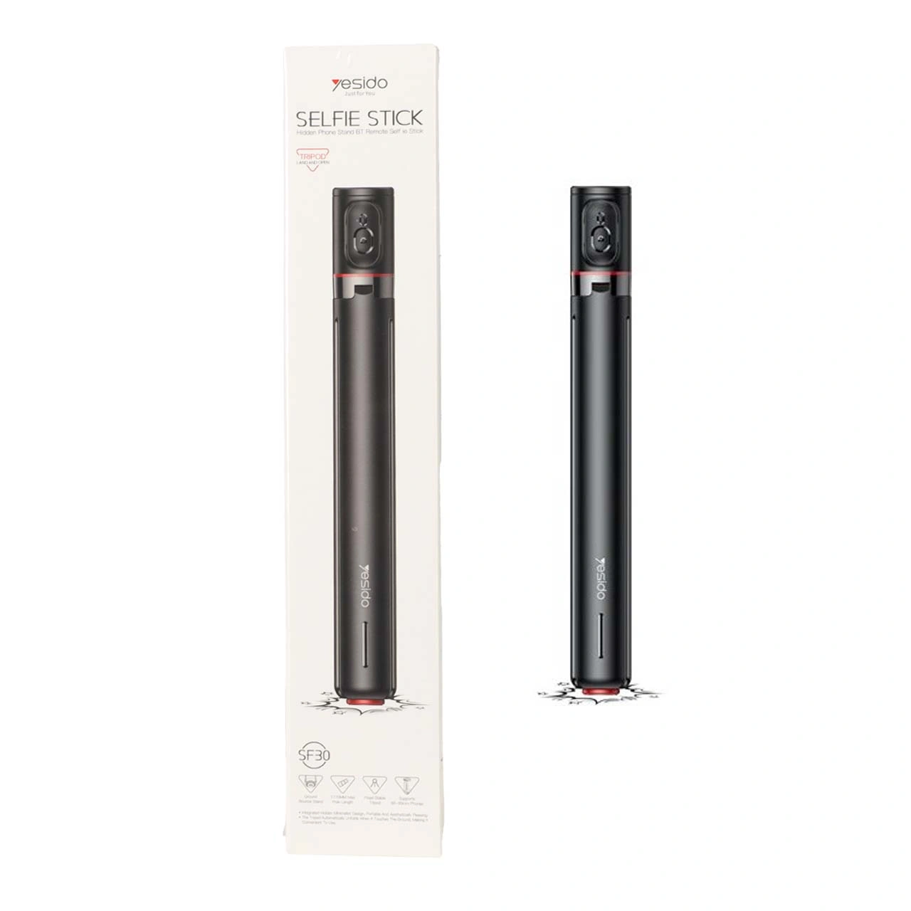 Yesido SF30 Jumping stick Bluetooth selfie stick