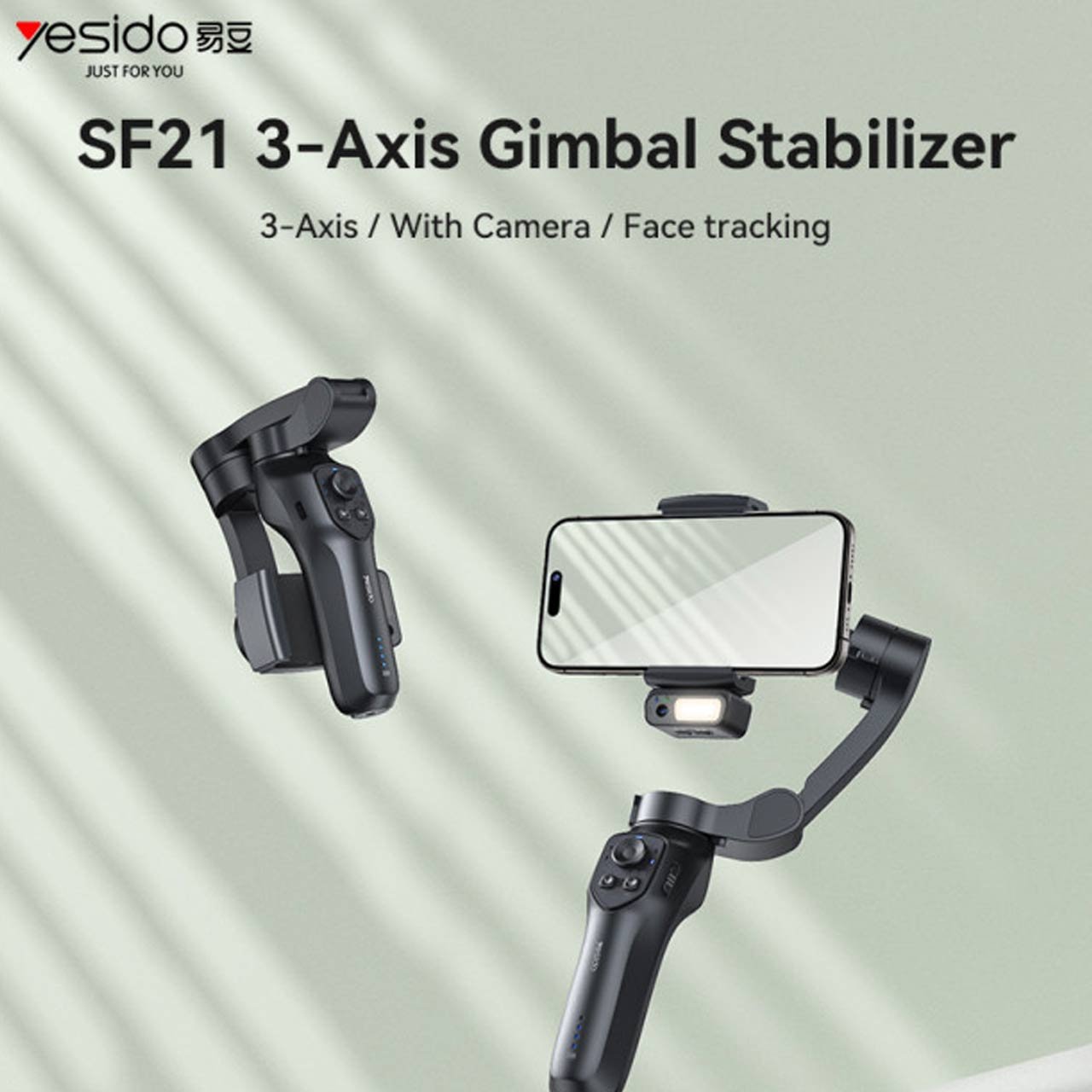 Yesido SF36 Mini selfie stick 1.Material: ABS + aluminum alloy