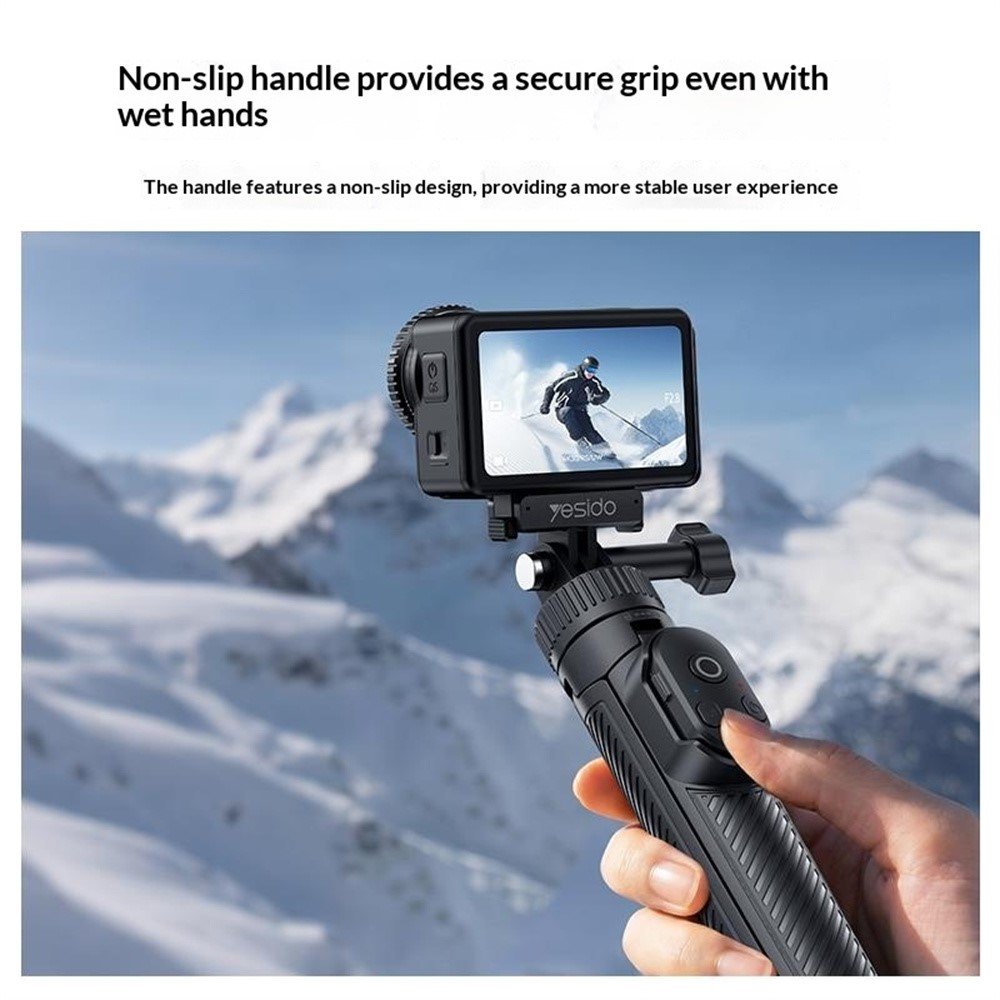 Yesido SF37 Selfie stick 1.Material: PA6 + aluminum alloy + magnets