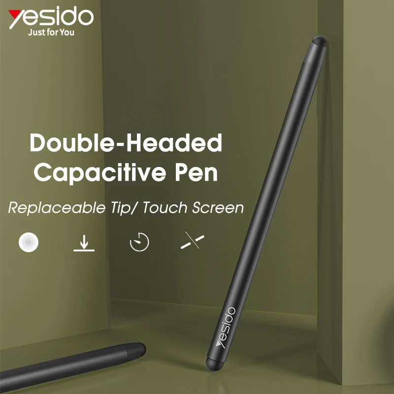 Yesido ST01 2 In 1 Capacitive Active Tablet Smart Pressure Touch Screen Stylus Pen For IPad Laptop
