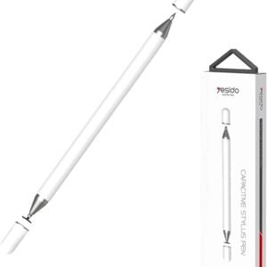 Yesido ST04 2 In 1 Stylus Pen Tablet Notebook Active Capacitive Writing Phone Pencil With Ballpoint Pen