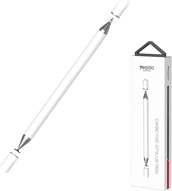 Yesido ST04 2 In 1 Stylus Pen Tablet Notebook Active Capacitive Writing Phone Pencil With Ballpoint Pen