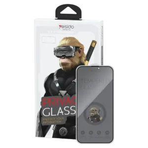 Yesido TG27 Privacy Tempered glass film（for iP17） 0.33 CSG high aluminum glass, Full…