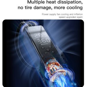 Yesido VC05 Fast Inflation Portable Precise Air Replenishment Intelligent Digital Displaycar Inflation Pump