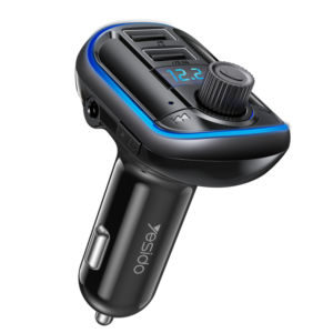 Yesido Y44 MP3 Player Bluetooths Cigarette Lighter Auto Charge Universal U Disk 2 Usb Car Charger