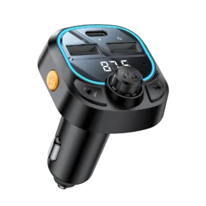 Yesido Y70 BT5.3 Support Charging 3 Devices With Remote Controller BT & FM Transmittor Car Charger